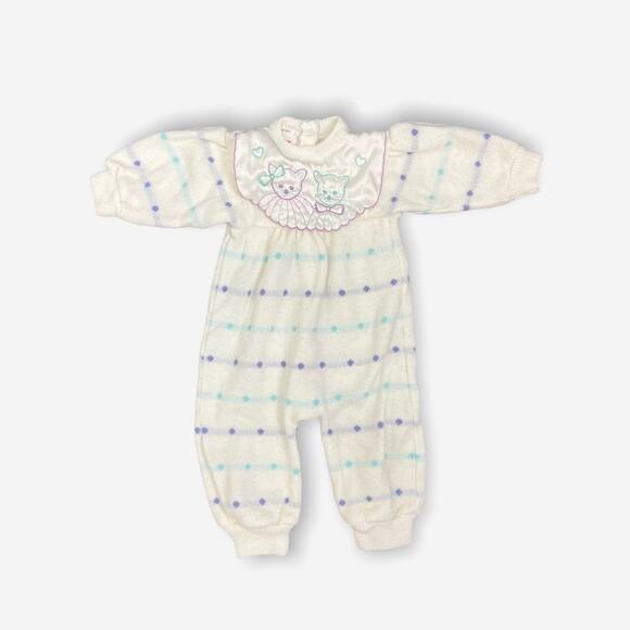 Vintage Winnie the Pooh Sweater Coverall 12 Months - Picture 1 of 10